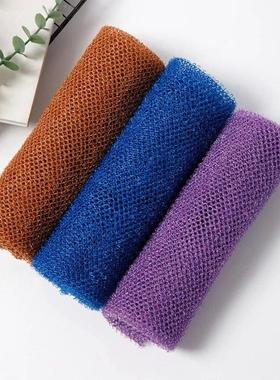 非洲网沐浴海绵14x77cm尼龙网长沐浴网海绵