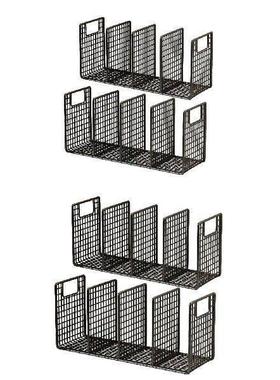 2 Pieces Kitchen Organizer and Storage Rack for Wrap Pantry