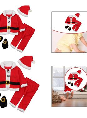 Children Santa Claus Costume Kids Christmas Santa Costume fo