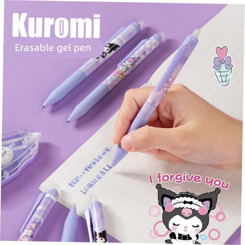 kuromi cinnamoroll sanrio erasable gel pen press cute 可擦笔