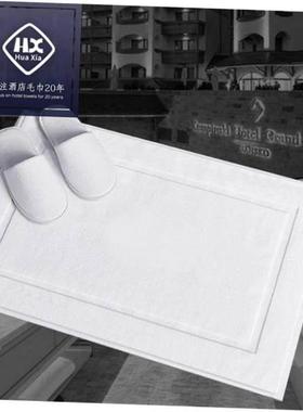 Hotel household bathroom floor mat cotton towel浴室地巾地垫