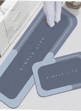 Long Kitchen Mat Bath Carpet Floor Mat Doormat Absorbent Rug