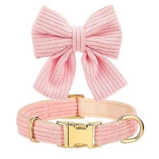 Dog Set Collar Leash Cute Harness Pink