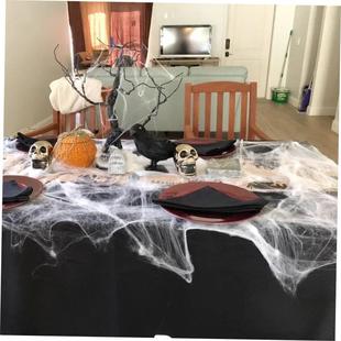 Horror Web Decoration Spider Hallowe Cotton Halloween