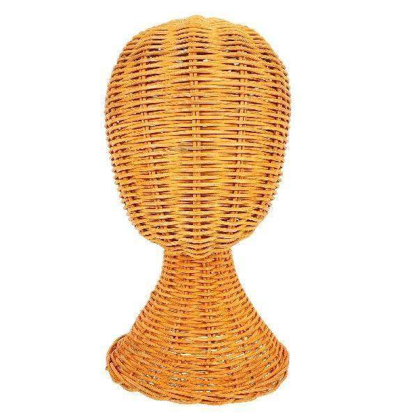 Rattan Hat Display Stand Mannequin Heads for Hats Rack