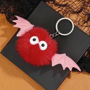 Devil Plush Pendant Cute for Bat Keychain Women Halloween