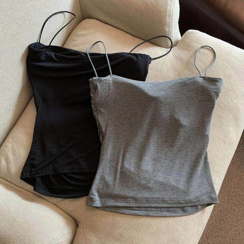 Tank Tops Women With Built In Bra Spaghetti Strap Tanks For