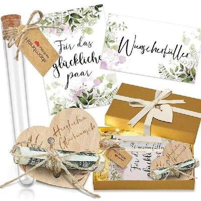 1Set Wedding Favors For Bride And Groom With Lighted