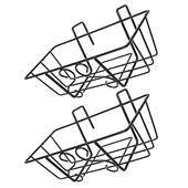 Holder Feeder Pcs Stand Bird Flower Planter Fence Balcony