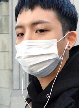 S925 Sterling Silver Geometric Earrings for Men Hong Kong St