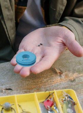 100pcs Fishing Line Bobbin Spools Round Shape Fishing Line