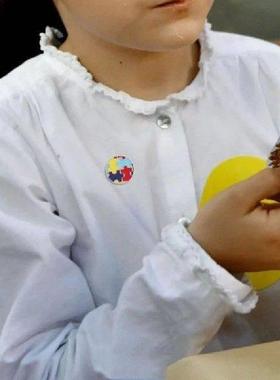 6 Pcs/Set Autism Awareness Pins Enamel Pins Autism Puzzle