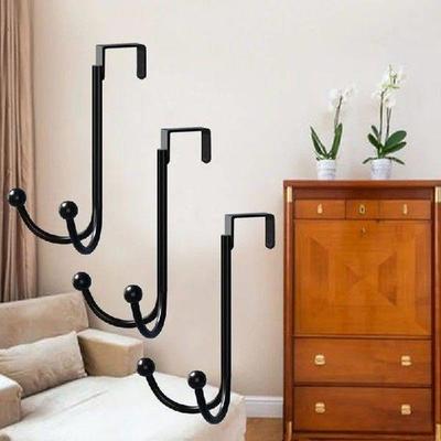 Bedroom Door Hooks Clothes Hanging Rack Over The Door Metal