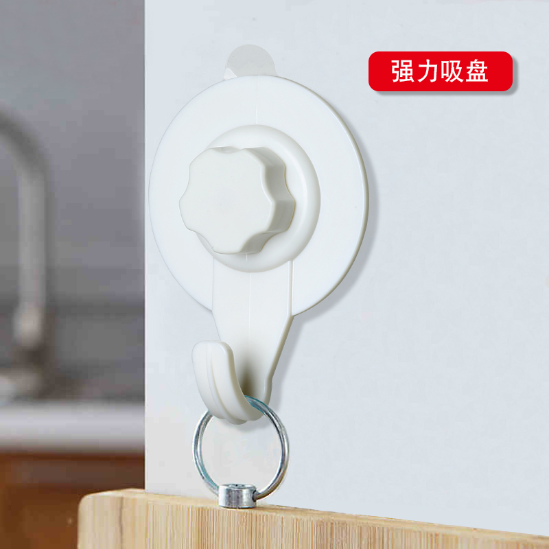 美可吸盘挂钩 厨房浴室墙壁真空超强力粘钩 创意静电无痕吸盘挂钩