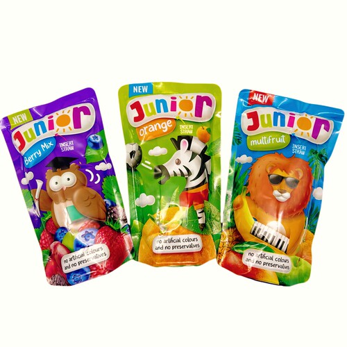 爱塞浦丽娜水果混合果汁饮料200ml袋装莓果橙汁果味浓郁儿童饮品