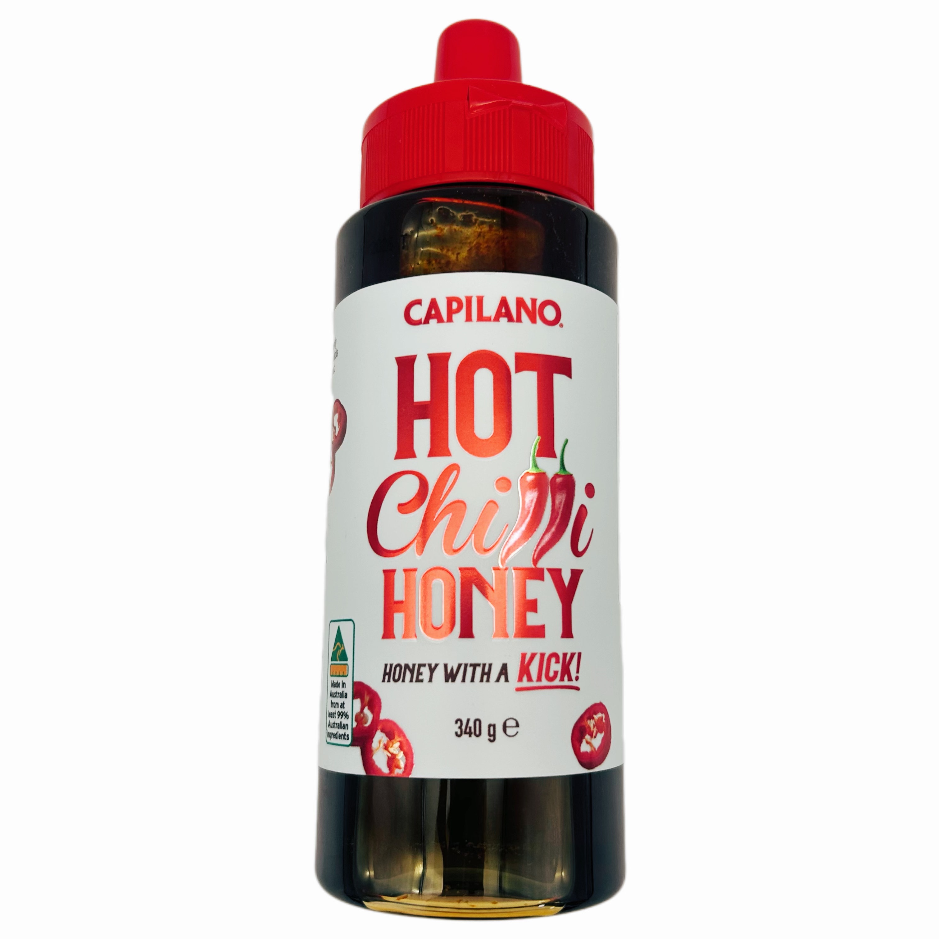 澳洲进口康蜜乐capilano辣味蜂蜜天然蜜便携纯正挤压式辣蜂蜜340g