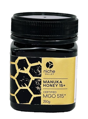 临期特价澳大利亚进口NicheValley利基山谷麦卢卡蜂蜜mgo515+250g