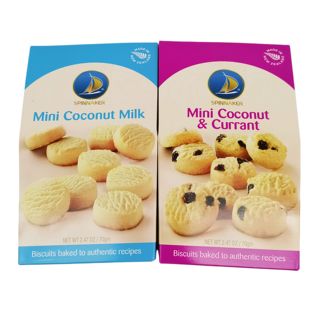 新西兰进口品尼加曲奇饼干迷你小酥香浓酥软美味好椰丝黑加仑