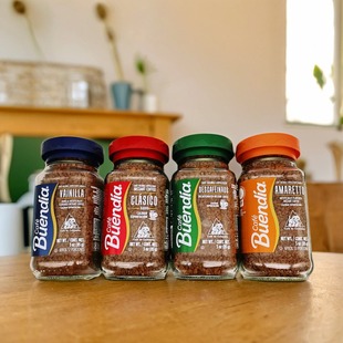 哥伦比亚进口博恩杏仁酒低因柔和香草原味冻干速溶黑咖啡粉提神