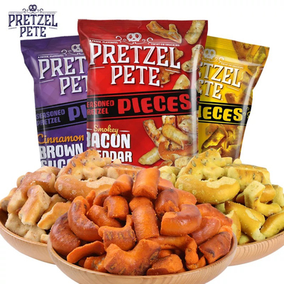 临期特价美国进口培珀莉脆饼干培根干酪蜂蜜芥末肉桂红糖烧烤零食