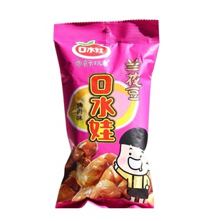 口水娃兰花豆76克袋装蚕豆烤肉味休闲小包装零食小吃办公休闲零食