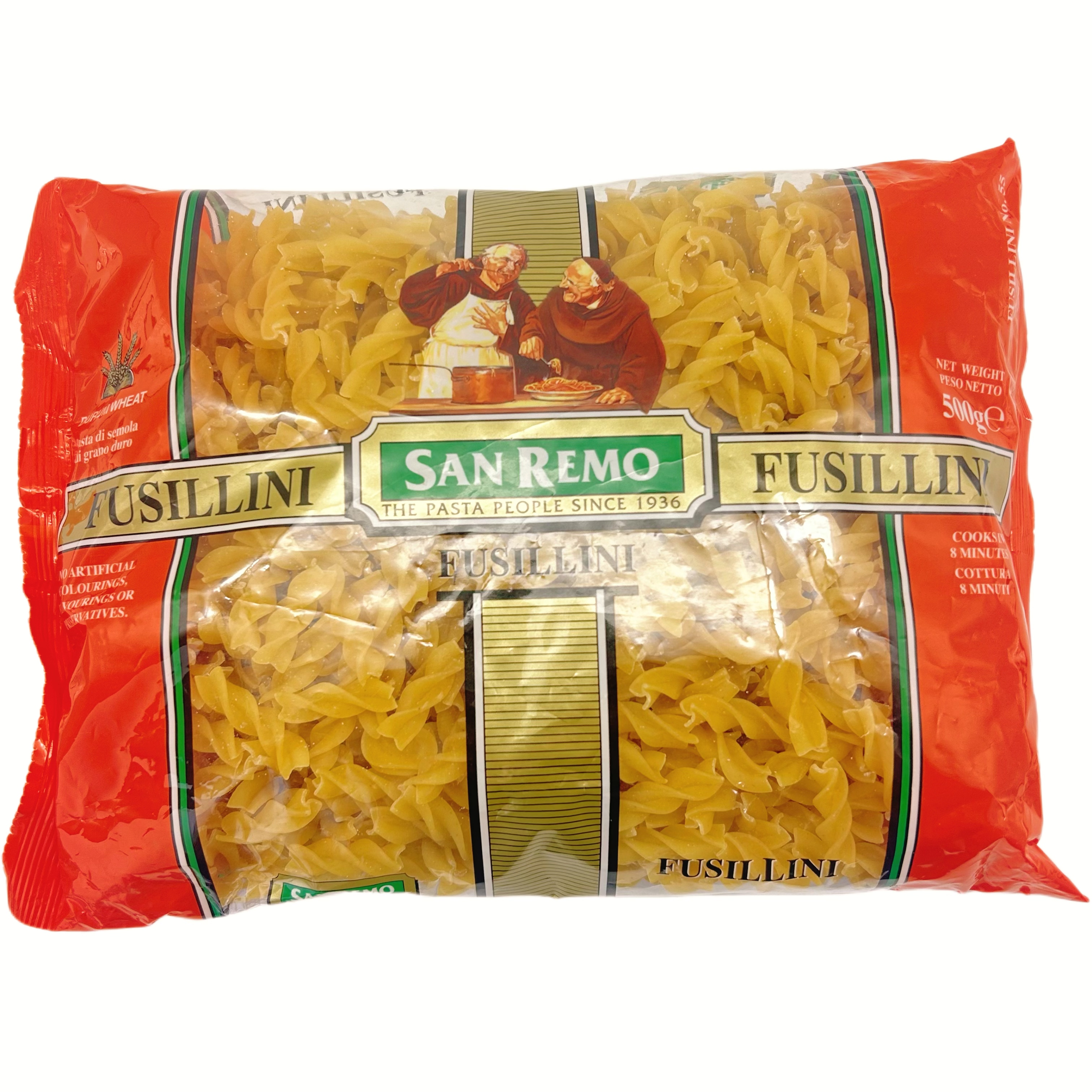 澳洲进口赛瑞盟55号螺旋意大利面500g速食健身代餐夜宵西餐主食