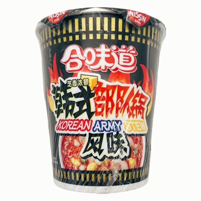 临期特价合味道韩式部队锅风味代餐夜宵泡面75g方便面汤面小吃