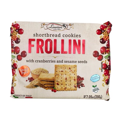 临期特价 意大利进口奇佰瑞蜂蜜味/蔓越莓味饼干200g休闲零食小吃