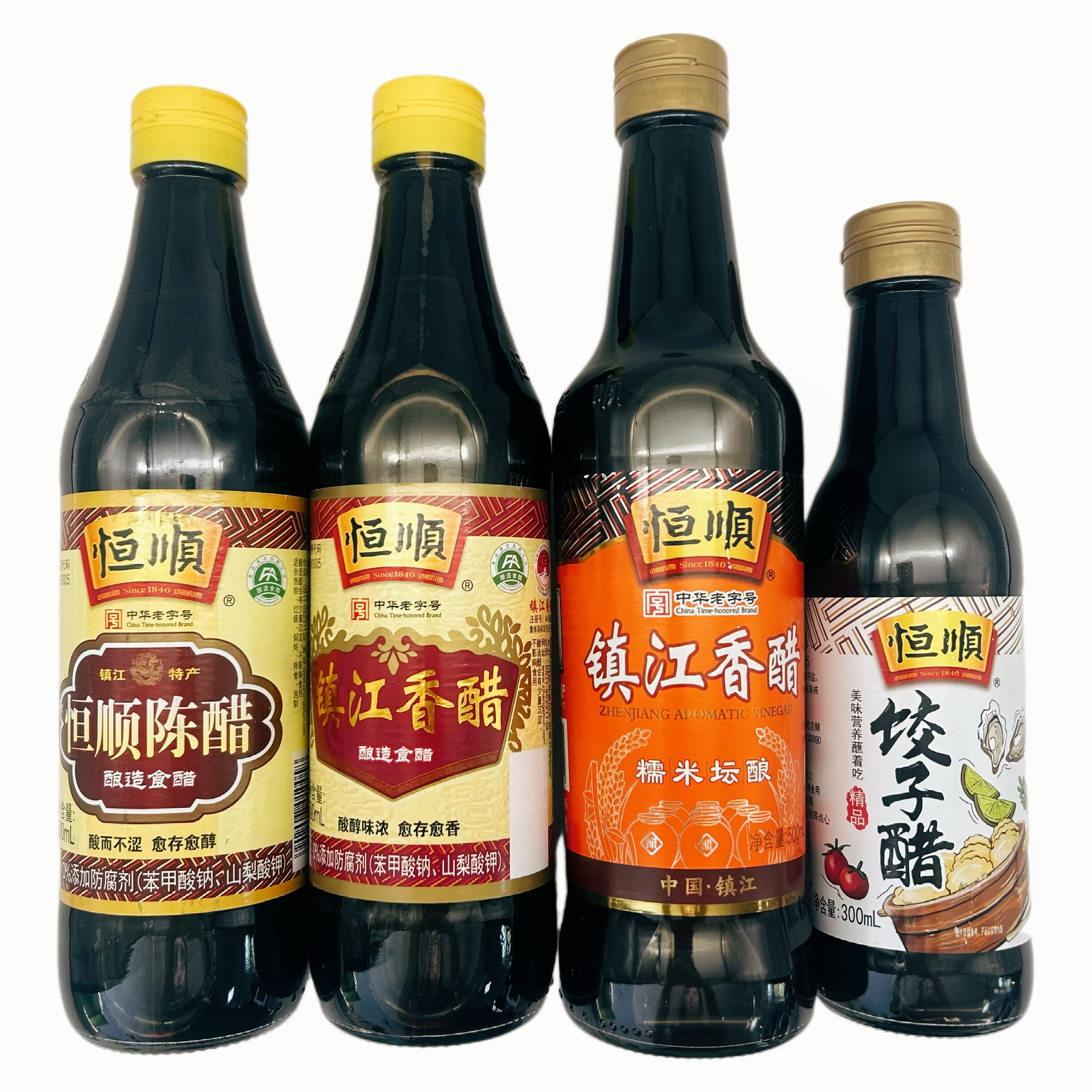 恒顺镇江香醋陈醋饺子醋三年陈金优醋凉拌家用烹饪调味特产B香醋