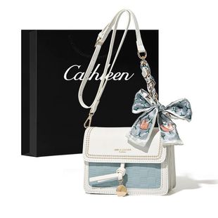 凯思琳小众设计奶油小方包今年流行小包包女2026新款 单肩包斜挎包