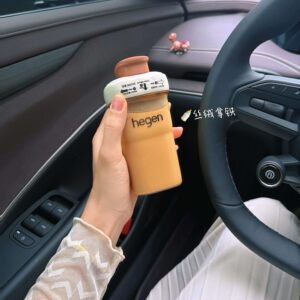 继承宝宝奶瓶当咖啡杯！适用于赫根奶瓶盖宝妈上班直饮杯子配件