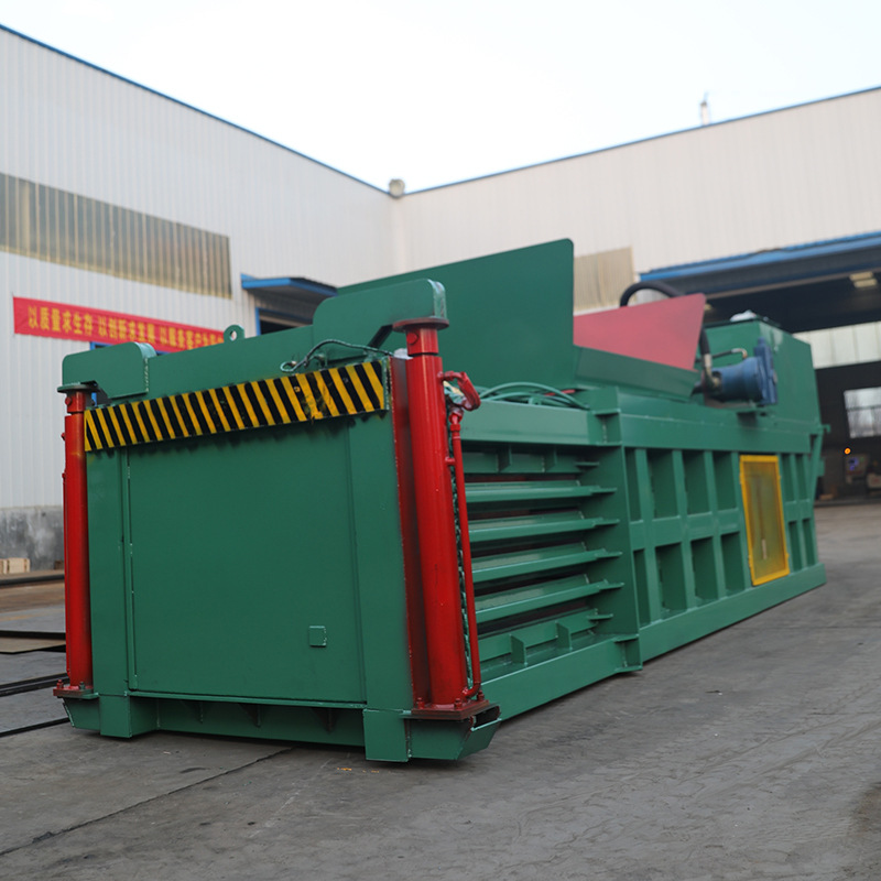 新卧式液压打包机易拉罐塑料瓶打包机边角料纺织品打包机棉花谷物