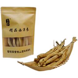 陕西留坝特产西洋参整枝秦岭深山五年花旗参精选西洋参段切片打粉