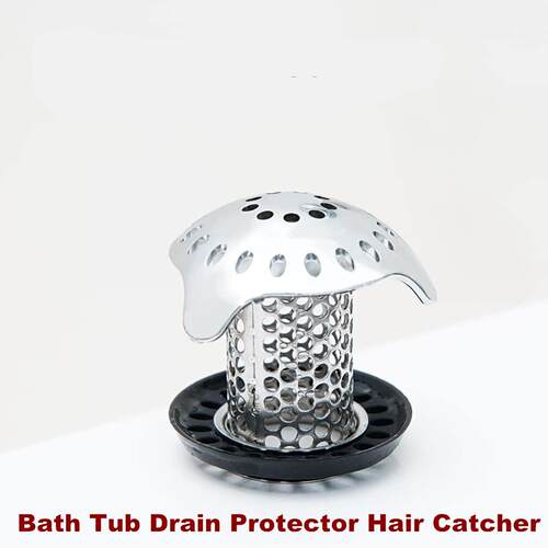 Bath Tub Drain Protector Hair Catcher Strainer Snare