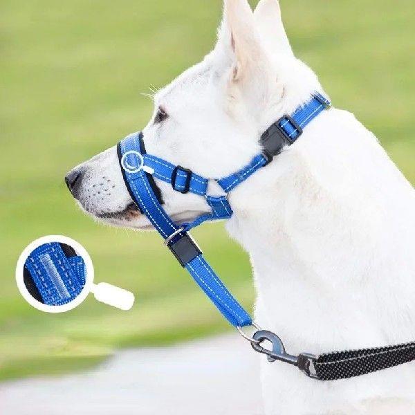 Dog Muzzles Anti Bark Adjustable Nose Mouth Set Training