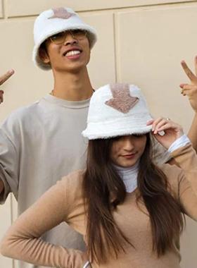 Fashion Hip Hop Appa Bucket Hat Lamb Wool Gorros Fur Fishing