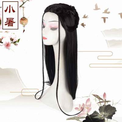 新品汉服假发女万用古装汉服假毛 整顶假发 古装造型古代假发女头