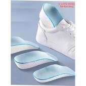 for Men Shoes Height Women Insoles Feet Flat Increase Arch