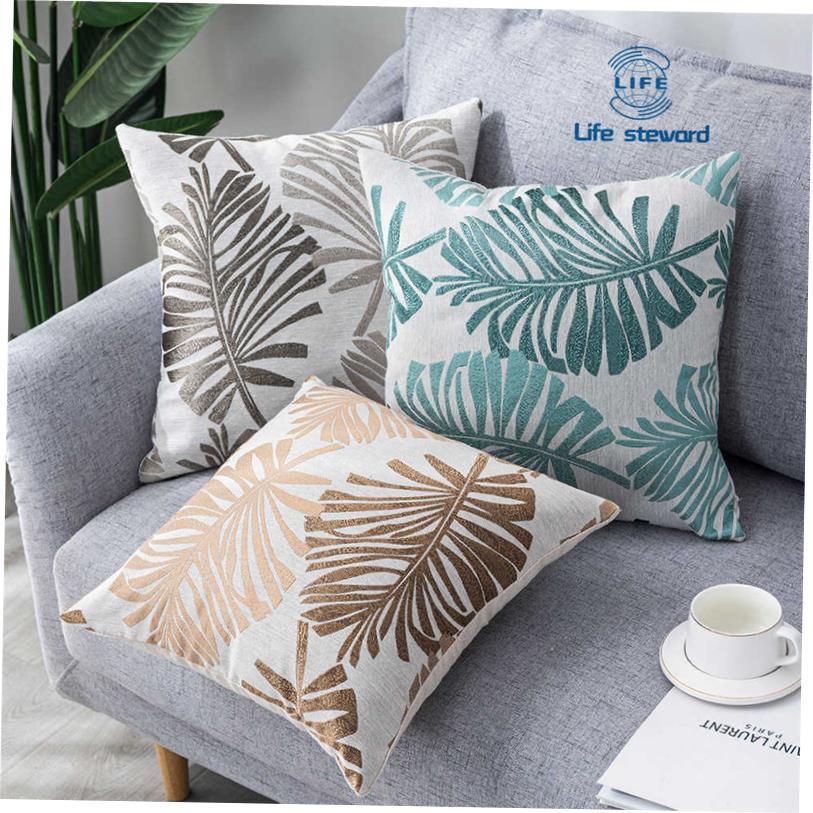 麻布抱枕套靠垫套靠背办公护腰靠枕套抱枕套pillow cushion cover