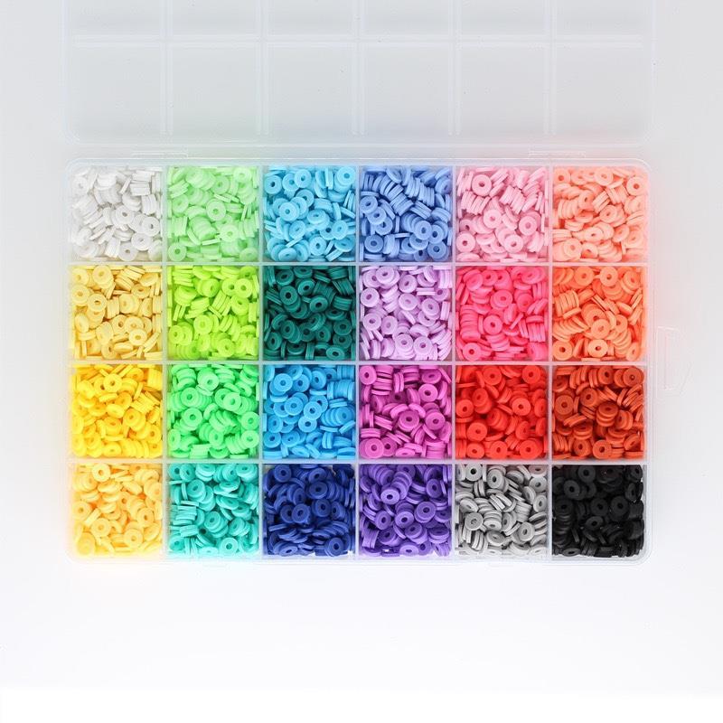 6mm Boho Polymer Clay Beads For DIY Jewelry Making Bracelet