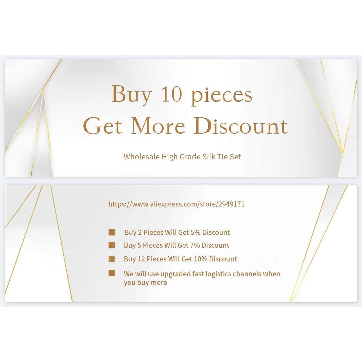 100% Silk Brand Tie Handkerchief Cufflink Set For Men Neckti