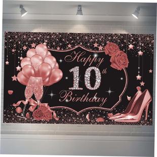 .Birthday Background Cloth Tapestry Halloween Poster