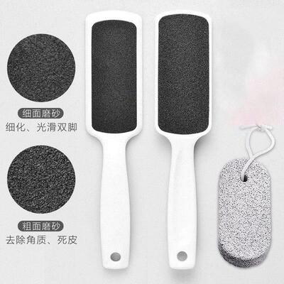 Foot peeler dehulling tool heel home scrub rubbing board