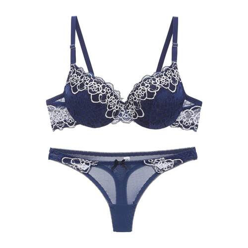 Bra set underwear lace large size bra underwear set women