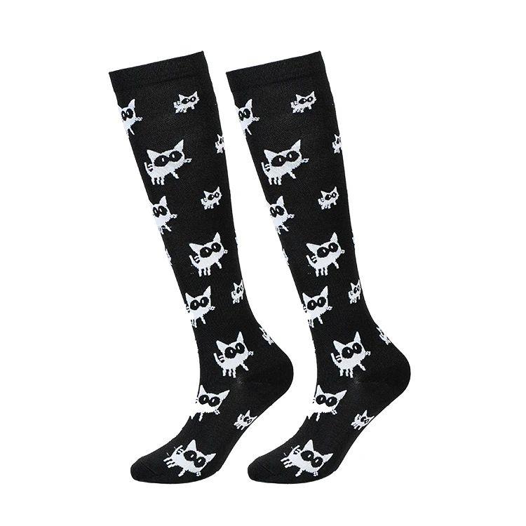 New Compression Socks Funny Cat Cute Animal Prints Varicose