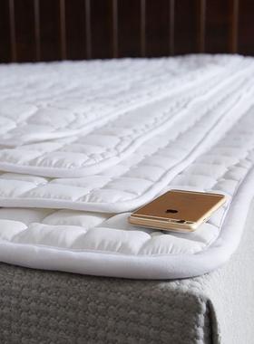 Hotel mattress cover soft thin bed pad fitted sheet white