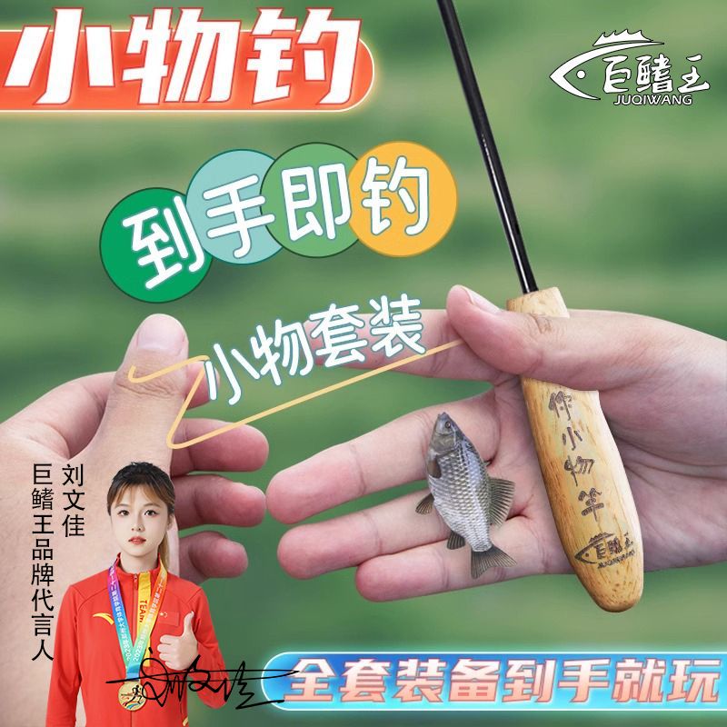 名伦旗舰小物钓鱼竿全套超