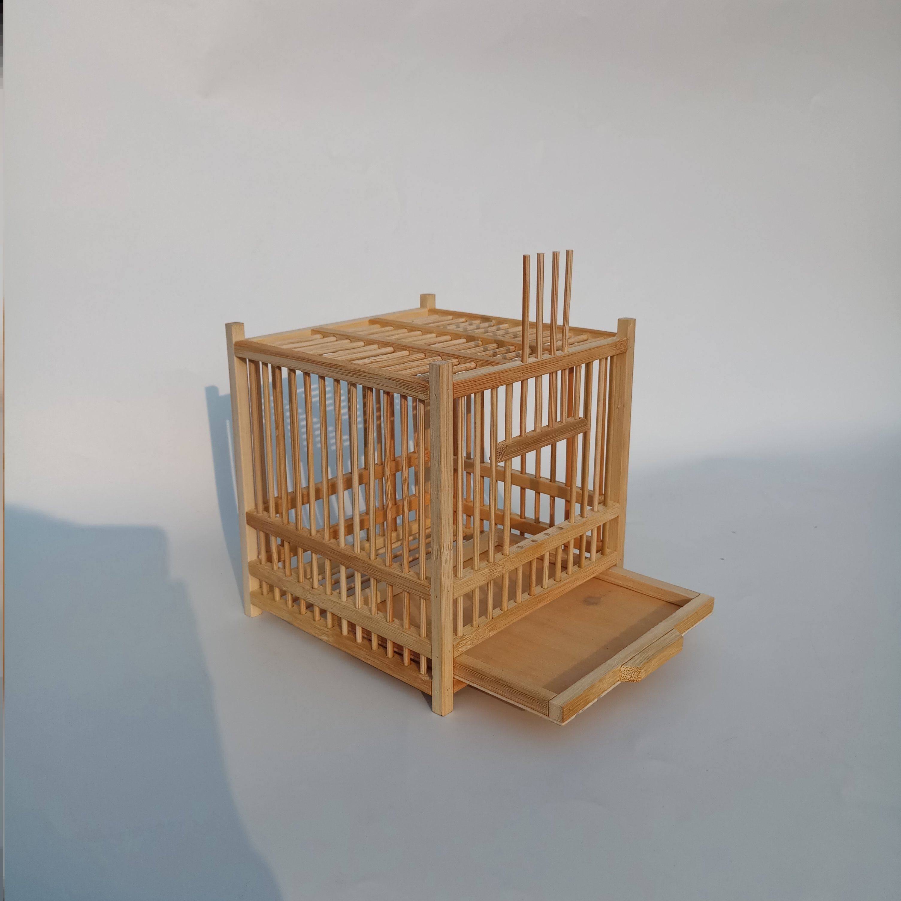 蝈蝈笼子竹编精品养蛐蛐蚂蚱蟋蟀纯手工大号爬虫鸣虫用具天然自制