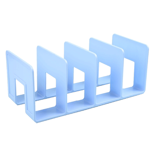 真彩书立架加厚亚克力高颜值透明收纳神器学生书架桌面课本收纳盒