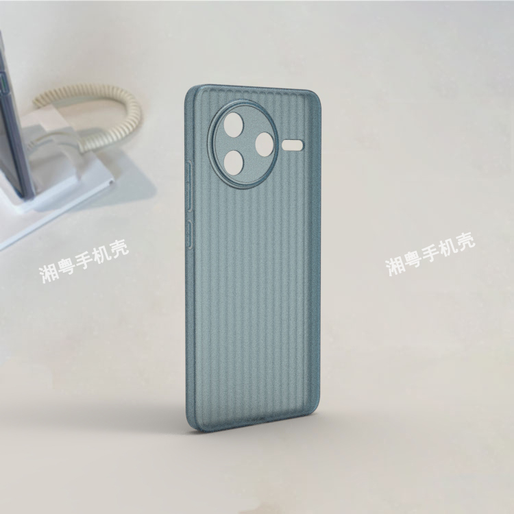 适用于红米k80手机壳行李箱竖波纹软壳微磨砂轻薄防滑简约红米k80pro纯色保护壳